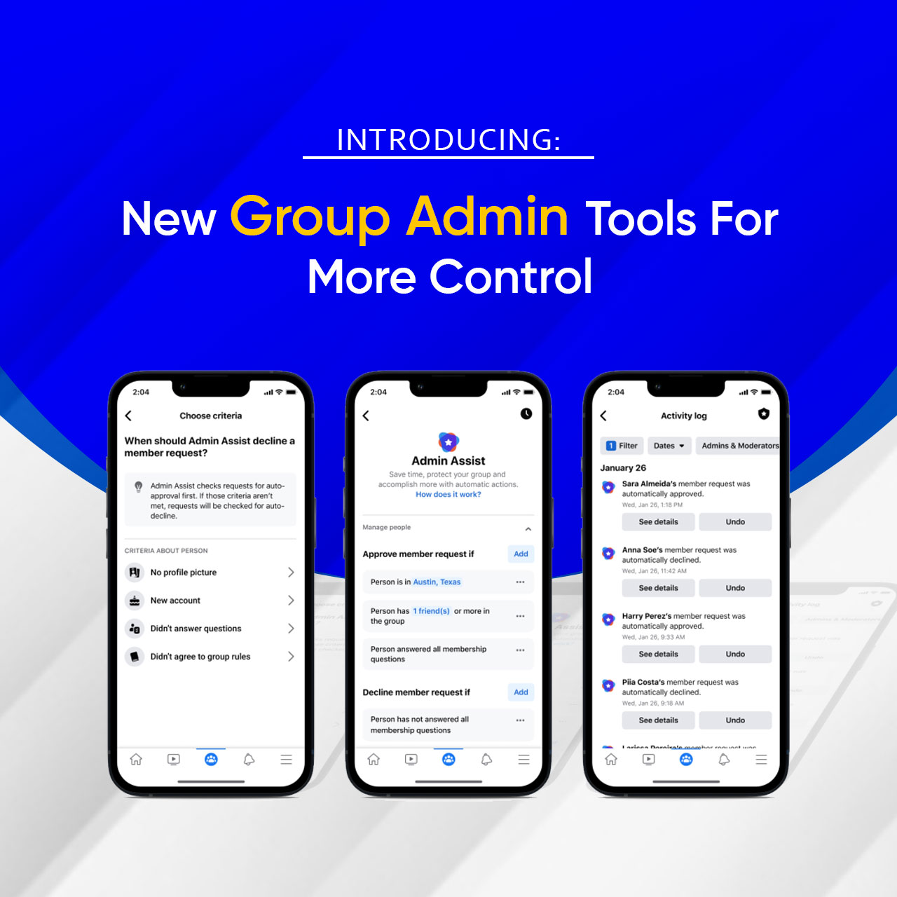 Facebook adds new tools to help Group admins grow and manage communities
